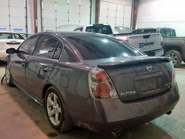 1N4BL11D36N312967 - 2006 NISSAN ALTIMA SE GRAY photo 3