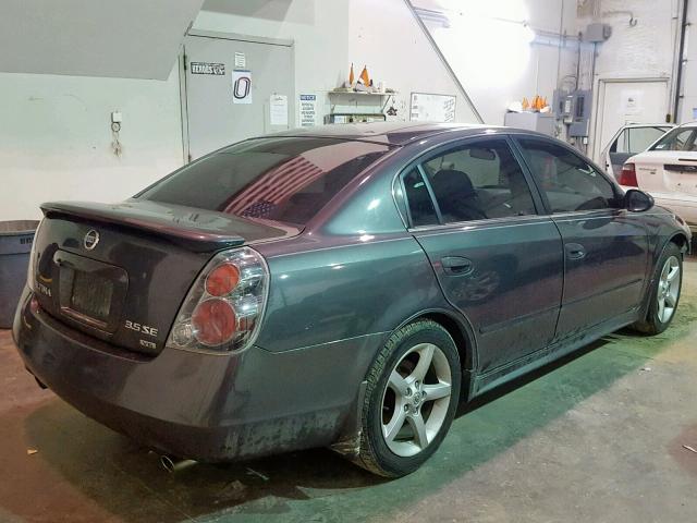 1N4BL11D36N312967 - 2006 NISSAN ALTIMA SE GRAY photo 4