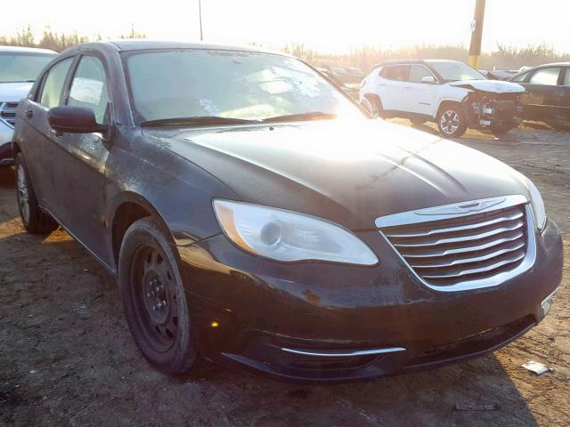 1C3CCBAB0CN282457 - 2012 CHRYSLER 200 LX BLACK photo 1