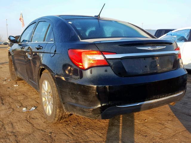 1C3CCBAB0CN282457 - 2012 CHRYSLER 200 LX BLACK photo 3