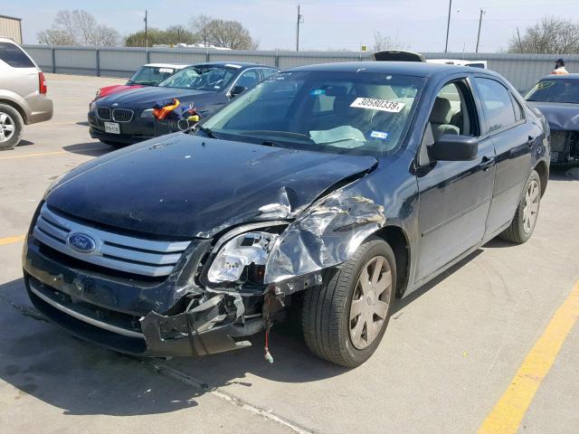 3FAHP06Z58R124318 - 2008 FORD FUSION S BLUE photo 2