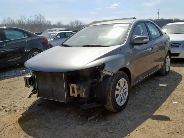 KNAFU4A2XA5881684 - 2010 KIA FORTE EX GRAY photo 2