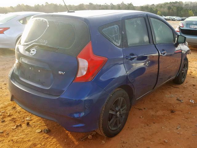 3N1CE2CPXJL354456 - 2018 NISSAN VERSA NOTE BLUE photo 4