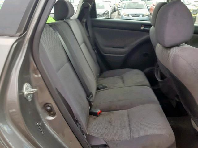 2T1KR32E55C470353 - 2005 TOYOTA COROLLA/MA GRAY photo 6