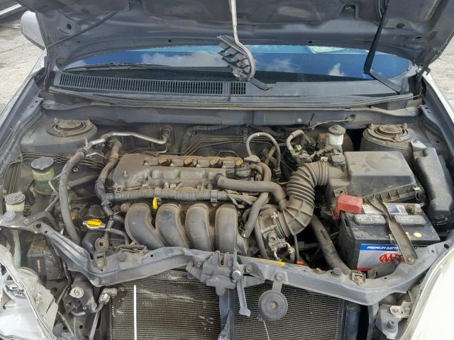 2T1KR32E55C470353 - 2005 TOYOTA COROLLA/MA GRAY photo 7