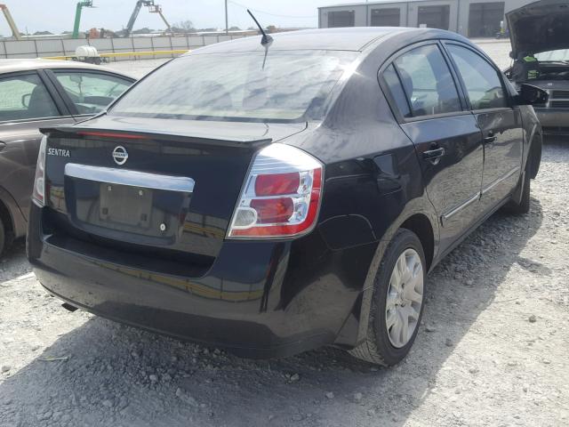 3N1AB6AP8BL654802 - 2011 NISSAN SENTRA 2.0 BLACK photo 4