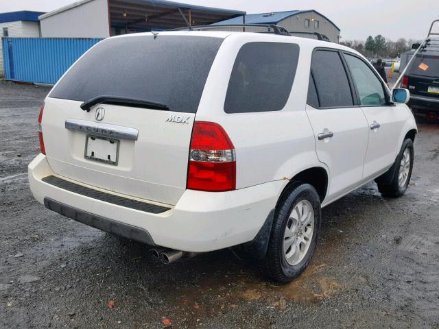 2HNYD18613H552848 - 2003 ACURA MDX TOURIN WHITE photo 4