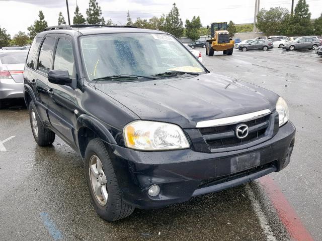 4F2CZ04196KM18771 - 2006 MAZDA TRIBUTE S BLACK photo 1