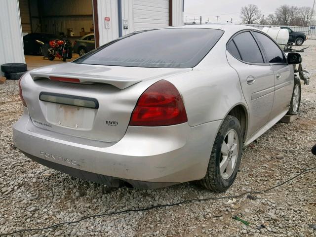 2G2WP552561208647 - 2006 PONTIAC GRAND PRIX SILVER photo 4