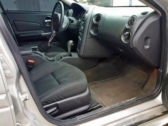 2G2WP552561208647 - 2006 PONTIAC GRAND PRIX SILVER photo 5