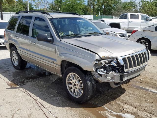 1J4GX58SX4C176906 - 2004 JEEP GRAND CHER SILVER photo 1