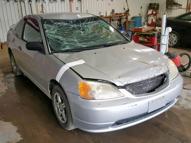 1HGEM21241L095962 - 2001 HONDA CIVIC DX GRAY photo 1