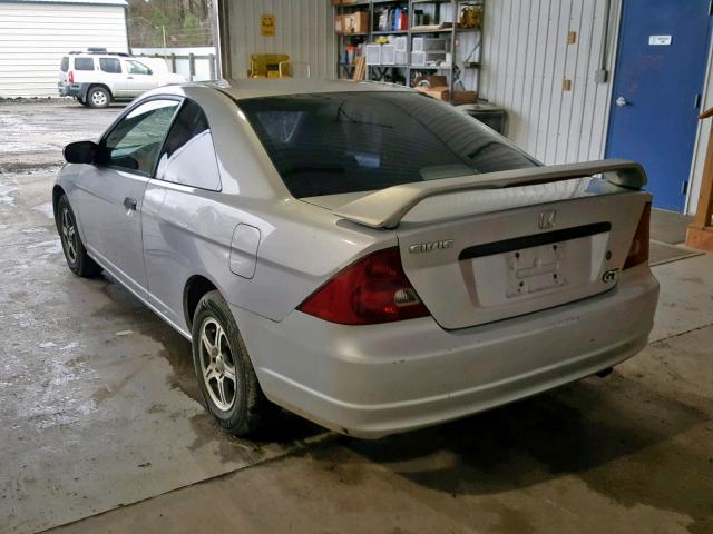 1HGEM21241L095962 - 2001 HONDA CIVIC DX GRAY photo 3