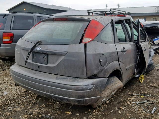 1FAHP37N17W126043 - 2007 FORD FOCUS ZX5 GRAY photo 4