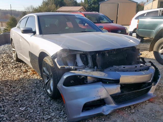 2C3CDXHG6FH832060 - 2015 DODGE CHARGER SX SILVER photo 1