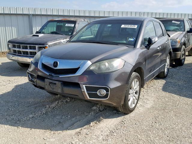 5J8TB1H57BA000590 - 2011 ACURA RDX TECHNO GRAY photo 2