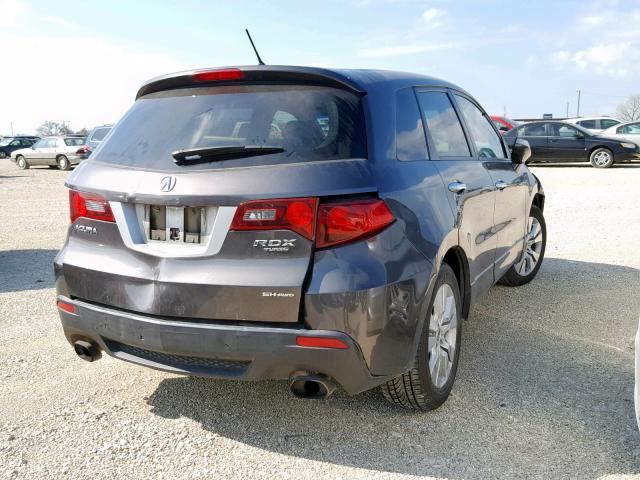 5J8TB1H57BA000590 - 2011 ACURA RDX TECHNO GRAY photo 4