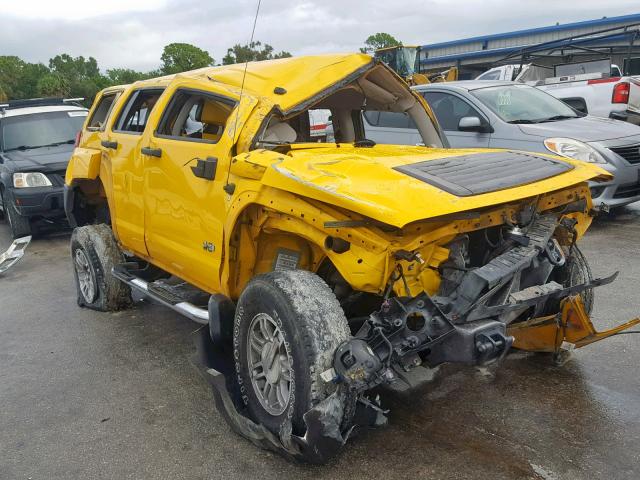 5GTDN136768272993 - 2006 HUMMER H3 YELLOW photo 1