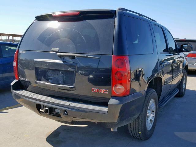 1GKFC13C47R356099 - 2007 GMC YUKON BLACK photo 4