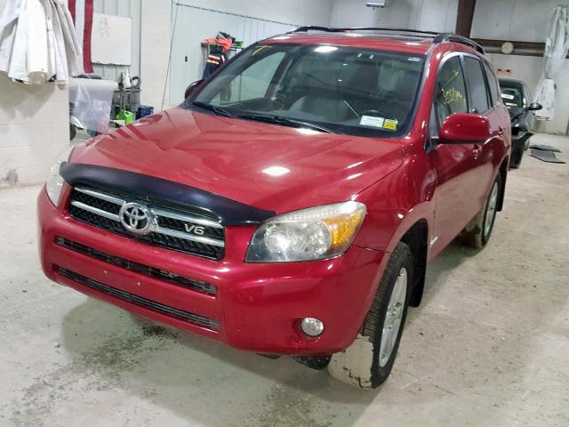 JTMBK31V686037187 - 2008 TOYOTA RAV4 LIMIT RED photo 2