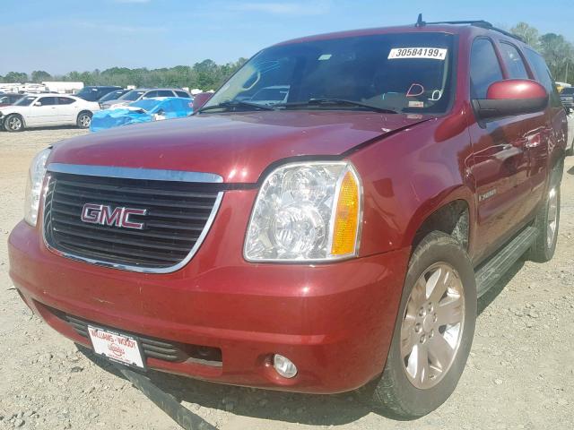 1GKFK13017R211403 - 2007 GMC YUKON MAROON photo 2