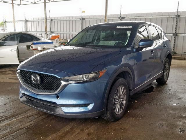 JM3KFACLXH0135279 - 2017 MAZDA CX-5 TOURI BLUE photo 2