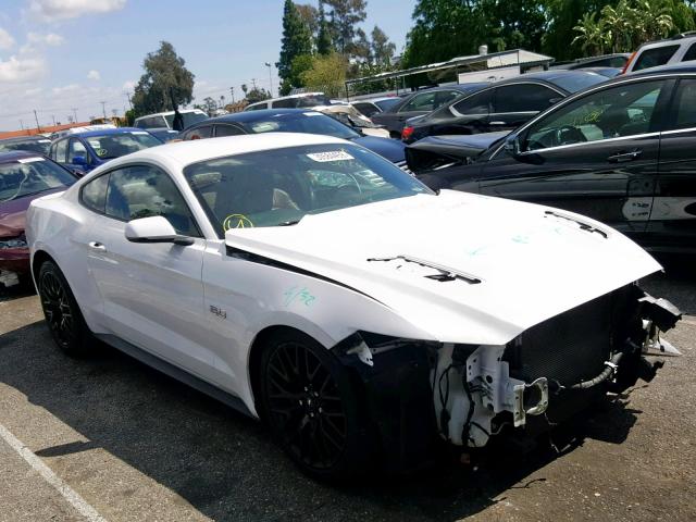 1FA6P8CF7F5314850 - 2015 FORD MUSTANG GT WHITE photo 1