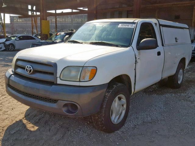 5TBJN32164S447683 - 2004 TOYOTA TUNDRA WHITE photo 2