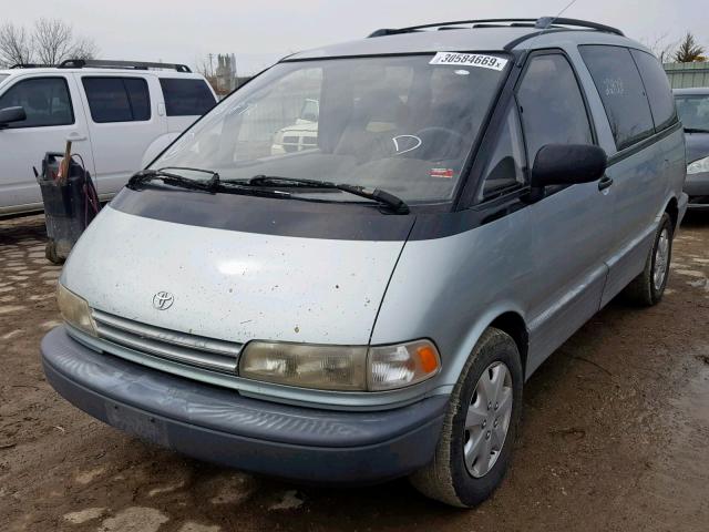 JT3AC12R8N1031872 - 1992 TOYOTA PREVIA LE BLUE photo 2