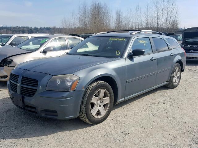 2D4FV48V65H120197 - 2005 DODGE MAGNUM SXT GREEN photo 2