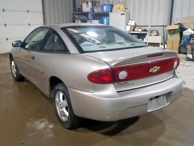 1G1JF12F947217966 - 2004 CHEVROLET CAVALIER L TAN photo 3