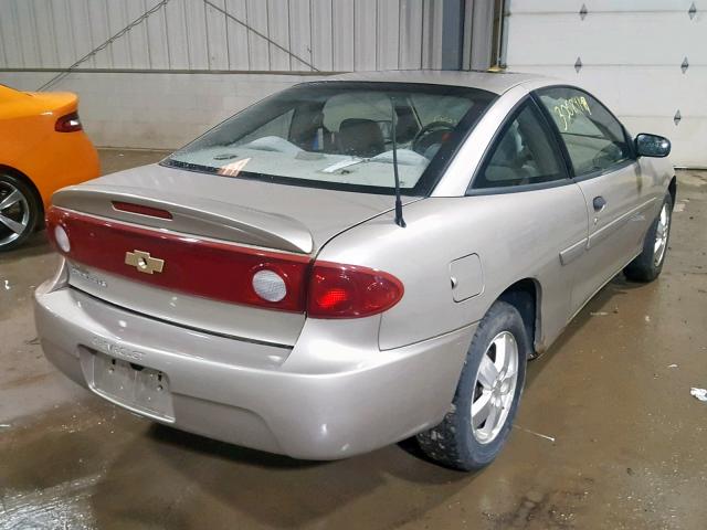 1G1JF12F947217966 - 2004 CHEVROLET CAVALIER L TAN photo 4