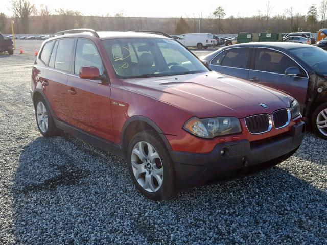 WBXPA934X5WD23674 - 2005 BMW X3 3.0I RED photo 1