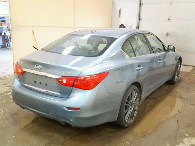 JN1FV7AP7HM850201 - 2017 INFINITI Q50 RED SP SILVER photo 4