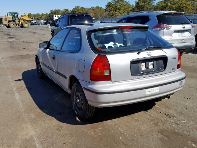 2HGEJ6449TH127415 - 1996 HONDA CIVIC DX SILVER photo 3