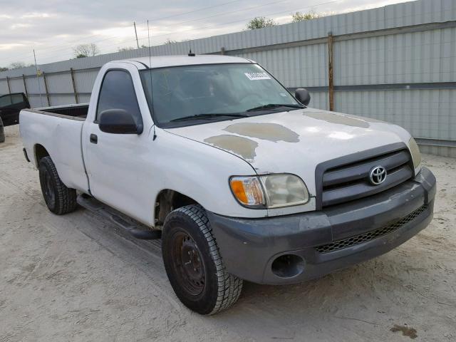 5TBJN32184S440783 - 2004 TOYOTA TUNDRA WHITE photo 1