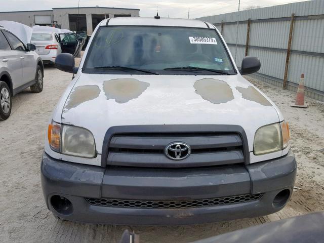 5TBJN32184S440783 - 2004 TOYOTA TUNDRA WHITE photo 9