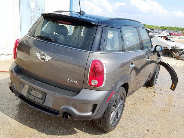 WMWZC3C56CWL86168 - 2012 MINI COOPER S C GRAY photo 4