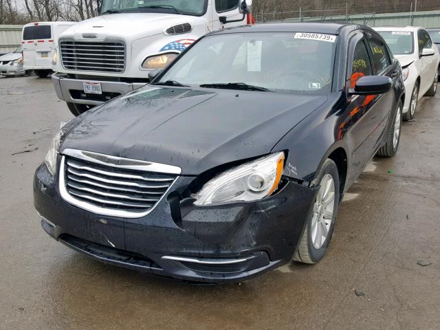 1C3CCBBB3DN655894 - 2013 CHRYSLER 200 TOURIN BLACK photo 2