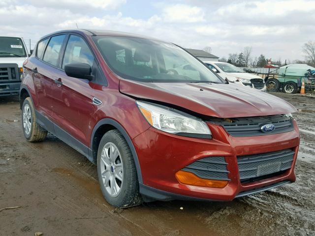 1FMCU0F77EUA11854 - 2014 FORD ESCAPE S RED photo 1