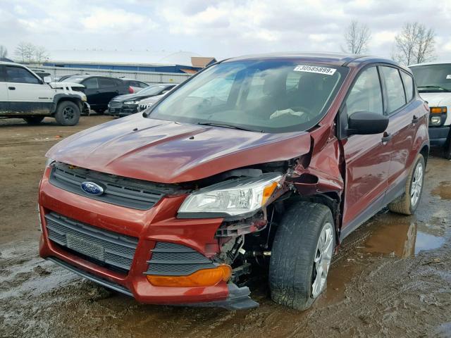 1FMCU0F77EUA11854 - 2014 FORD ESCAPE S RED photo 2