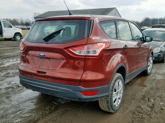 1FMCU0F77EUA11854 - 2014 FORD ESCAPE S RED photo 4