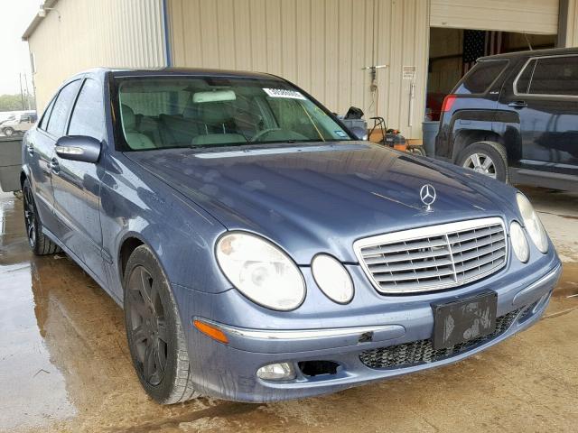 WDBUF56J56A926554 - 2006 MERCEDES-BENZ E 350 BLUE photo 1