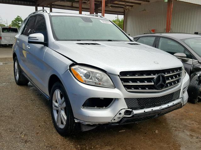 4JGDA5JB4DA114400 - 2013 MERCEDES-BENZ ML 350 SILVER photo 1