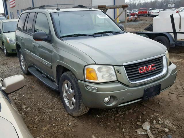 1GKDT13S442418815 - 2004 GMC ENVOY GREEN photo 1