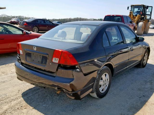 2HGES16465H561047 - 2005 HONDA CIVIC DX BLACK photo 4