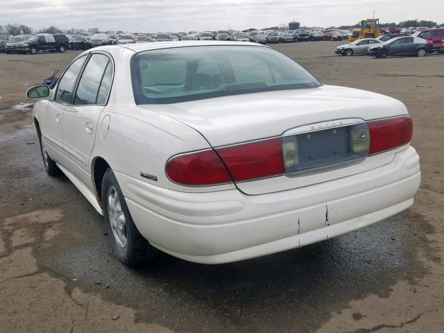 1G4HP54K01U238038 - 2001 BUICK LESABRE CU WHITE photo 3