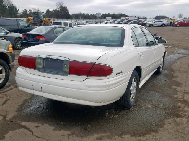 1G4HP54K01U238038 - 2001 BUICK LESABRE CU WHITE photo 4