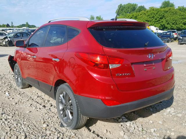 KM8JUCAG6FU110005 - 2015 HYUNDAI TUCSON LIM RED photo 3