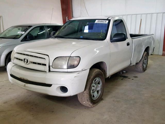 5TBJU32185S444398 - 2005 TOYOTA TUNDRA WHITE photo 2